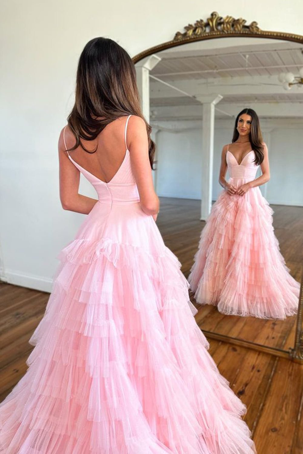 Sexy Daffodil A-Line Doric Sweetheart Long Prom Dress