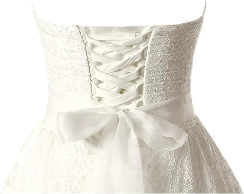 A-line Sweetheart Elegant Wedding Dresses Strapless Bridal Gown (ZD16106)