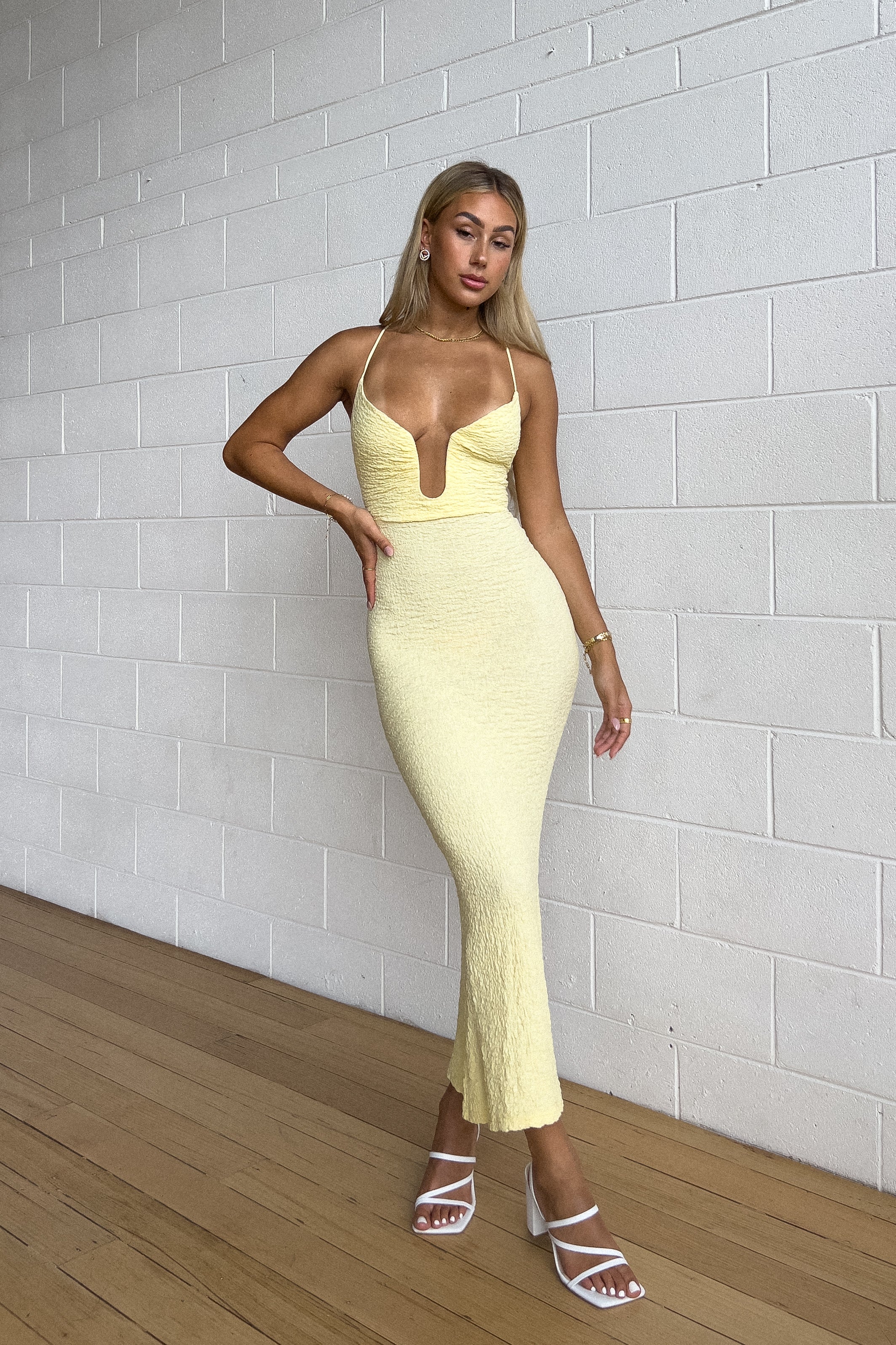 Janelle - Stunning Cut - out Midi Dress