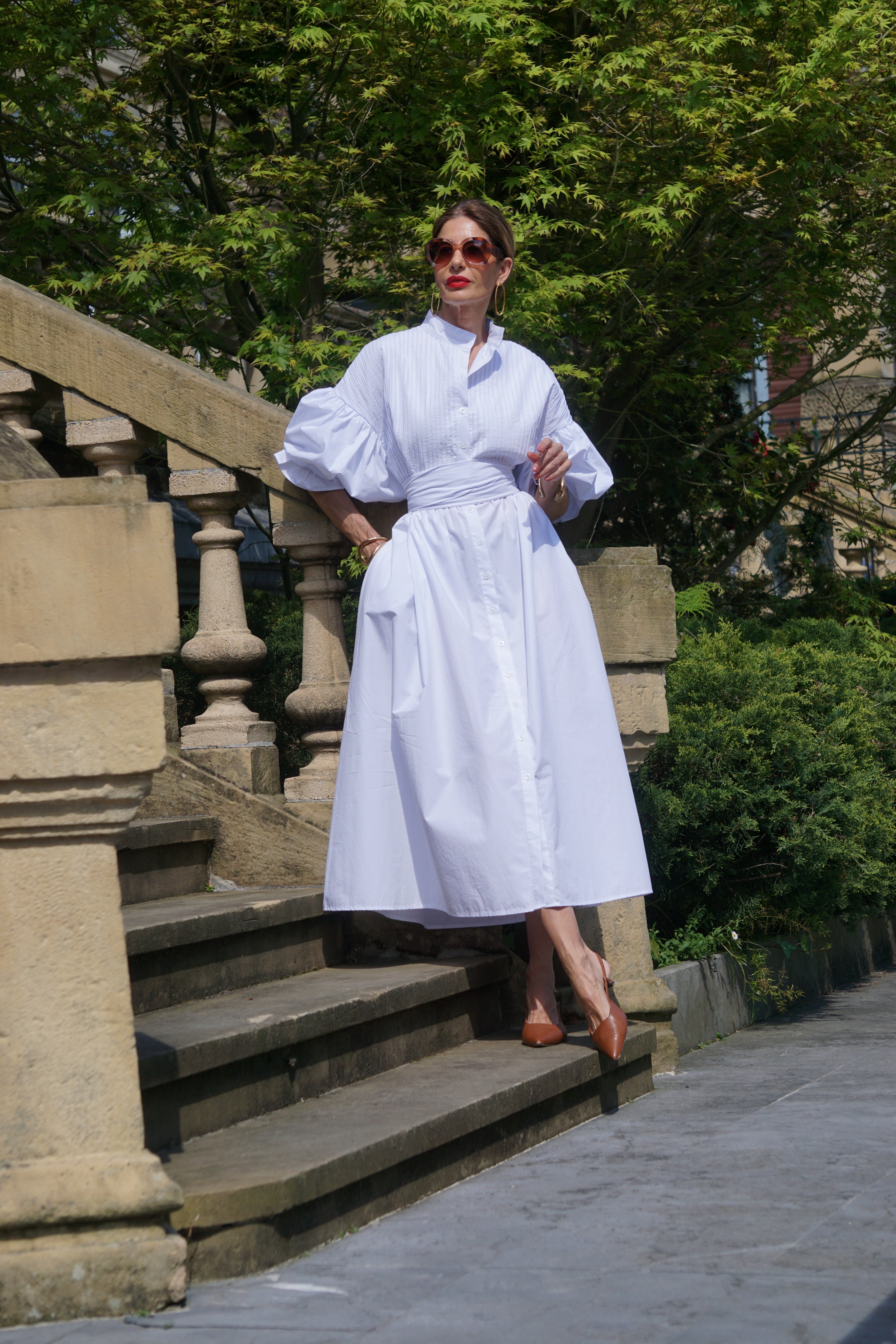 Reina Timeless White Dress Boutique Collection