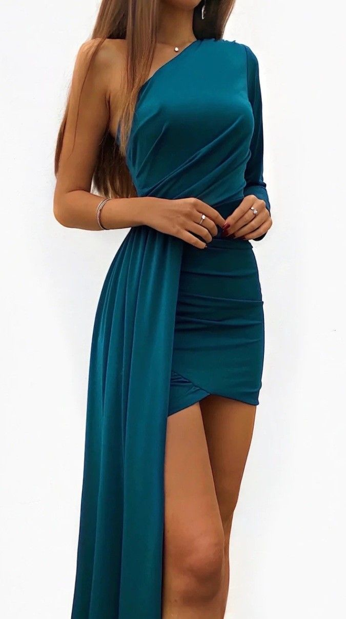 Sexy One Sleeve Party Dress,Cocktail Dress - FashionDia