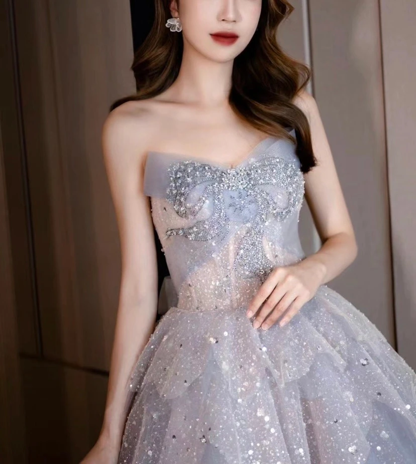 Luxurious Shiny Ball Gown,Sweet 16 Dress,Princess Dress,Y2403 - View 5 | VelvetHem