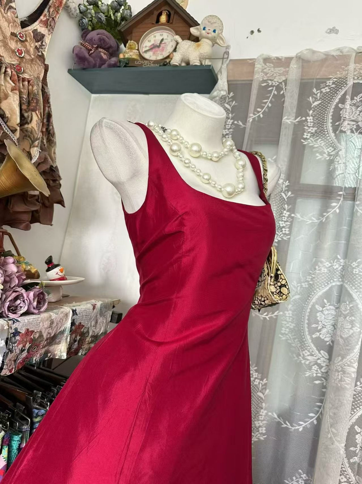 A-Line Burgundy A-Line Short Homecoming Dress