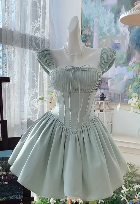 A-Line Cute Short Homecoming Dress Sweet Birthday Dress