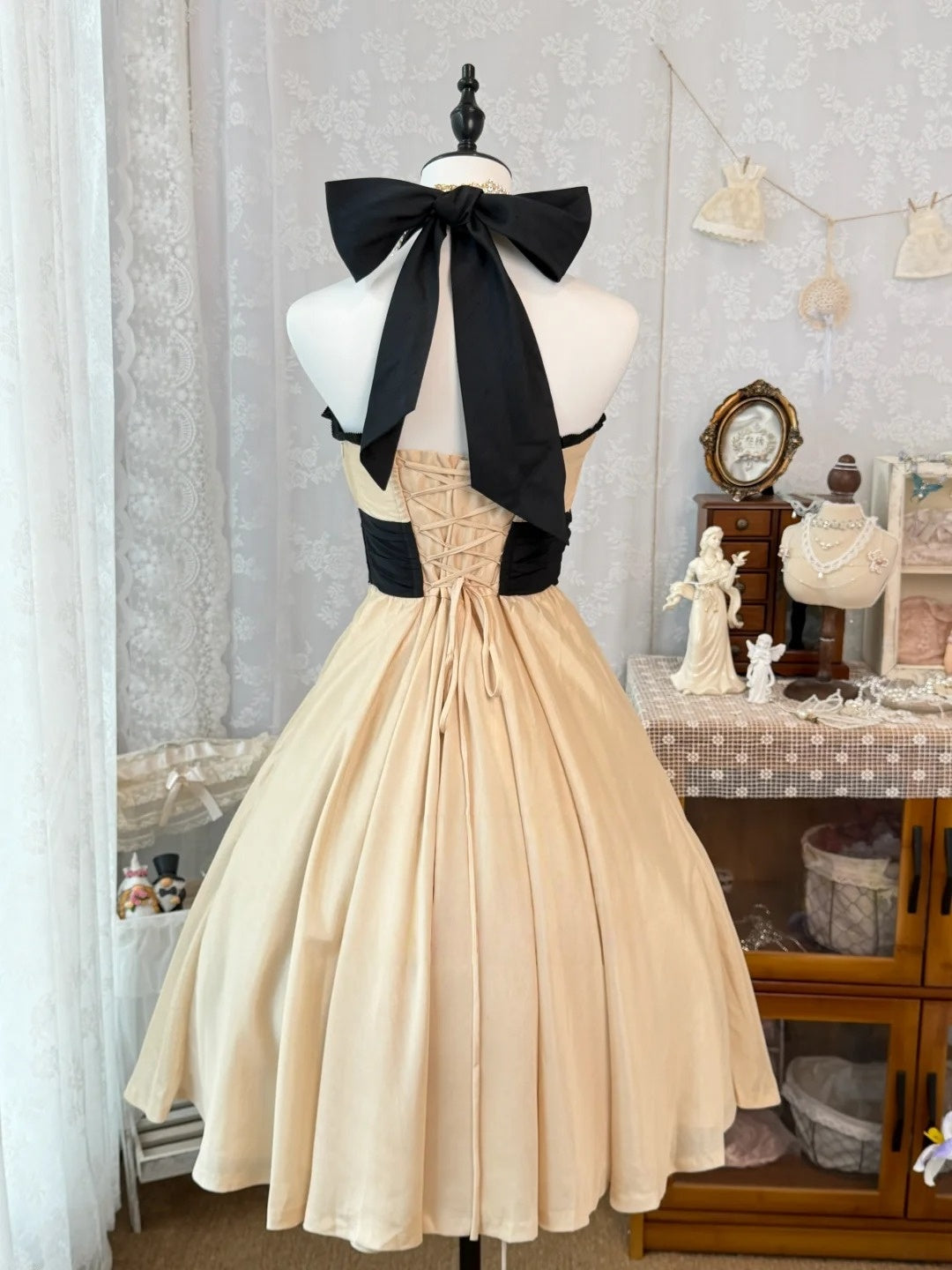 A-Line Halter Homecoming Dress Short Birthday Dress