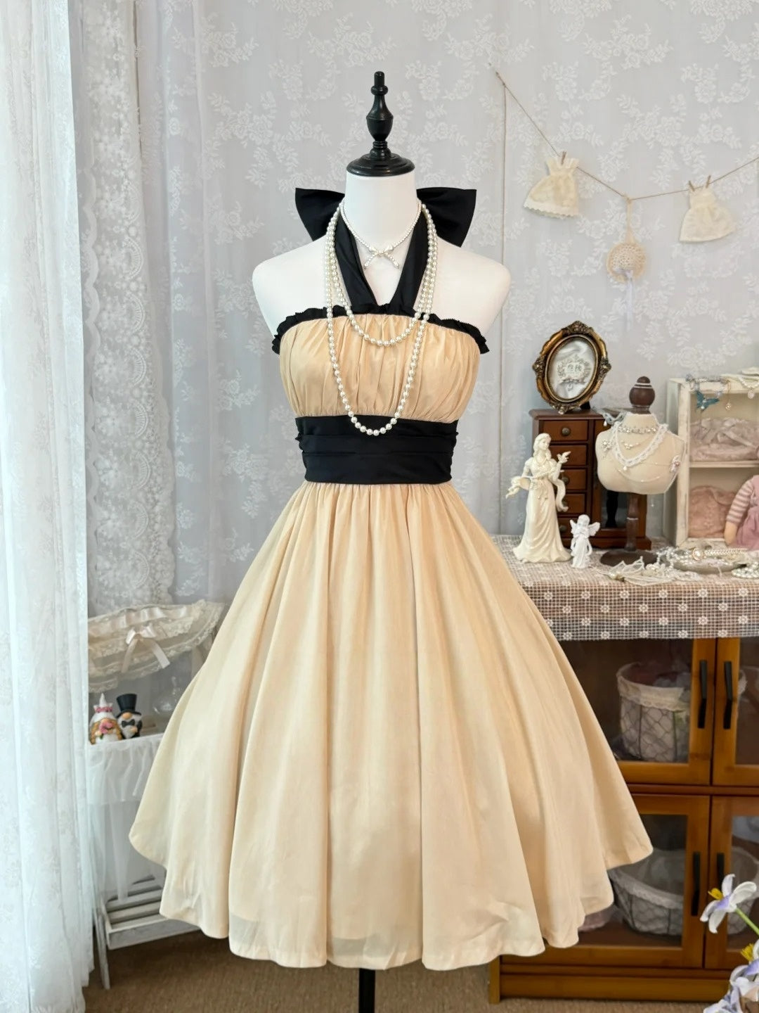 A-Line Halter Homecoming Dress Short Birthday Dress