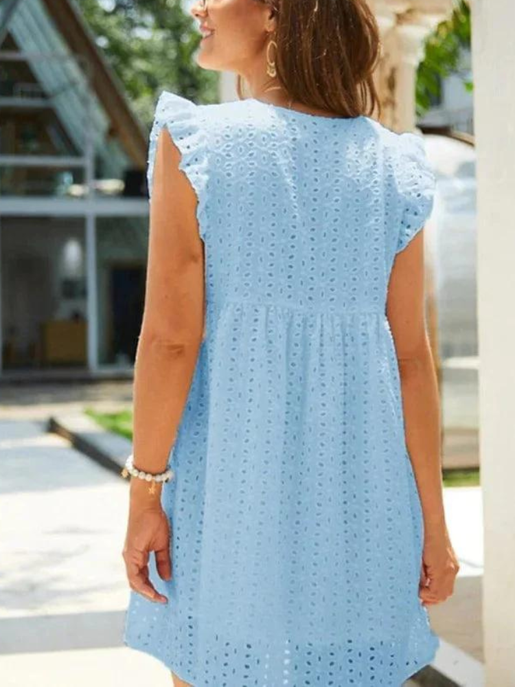 Claudia Aesthetic Sky Blue Maxi Dress Elevated Occasion Wear