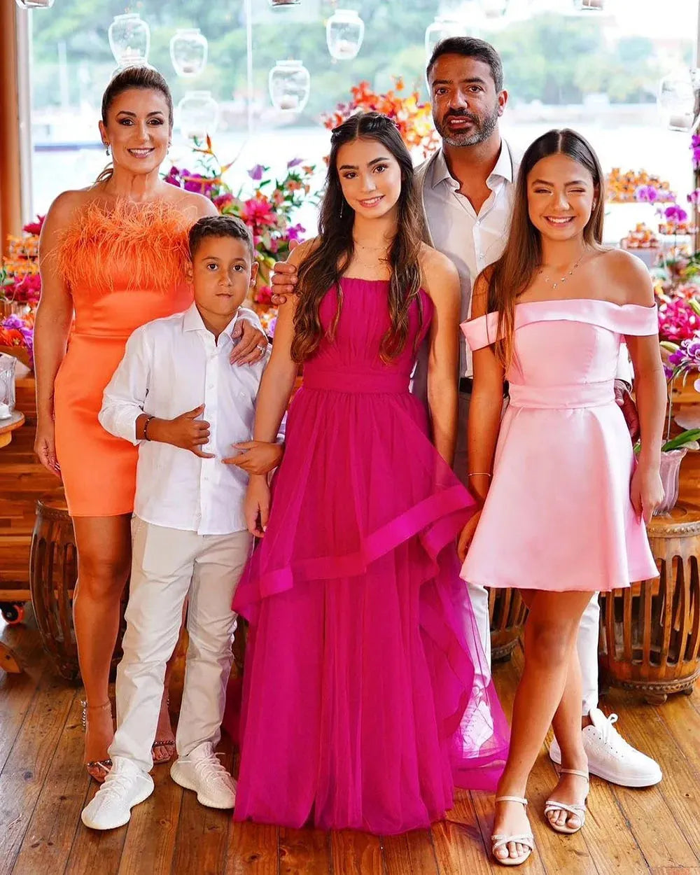 Fuchsia Prom Dresses Sleeveless Ruched Backless Birthday Evening Gowns Girl Graduation Banquet Formal Party Dress