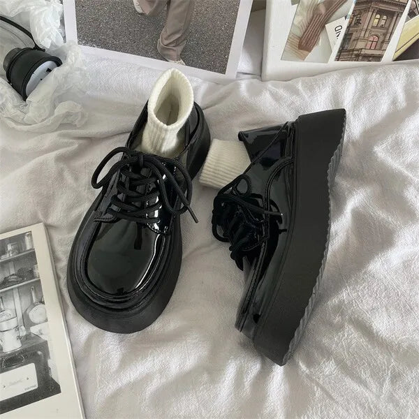 Fur Soft Casual Round Toe Shallow Mouth AllMatch Low Heels Dress Oxfords Loafers