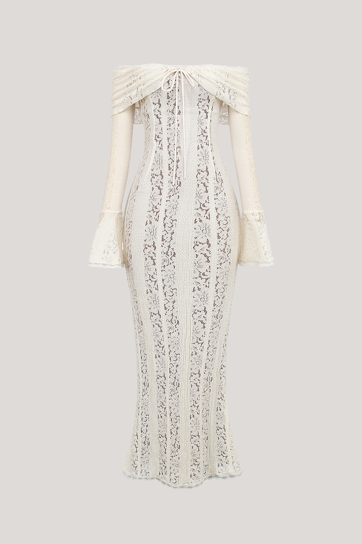 Lana Off - Shoulder Lace Maxi Dress