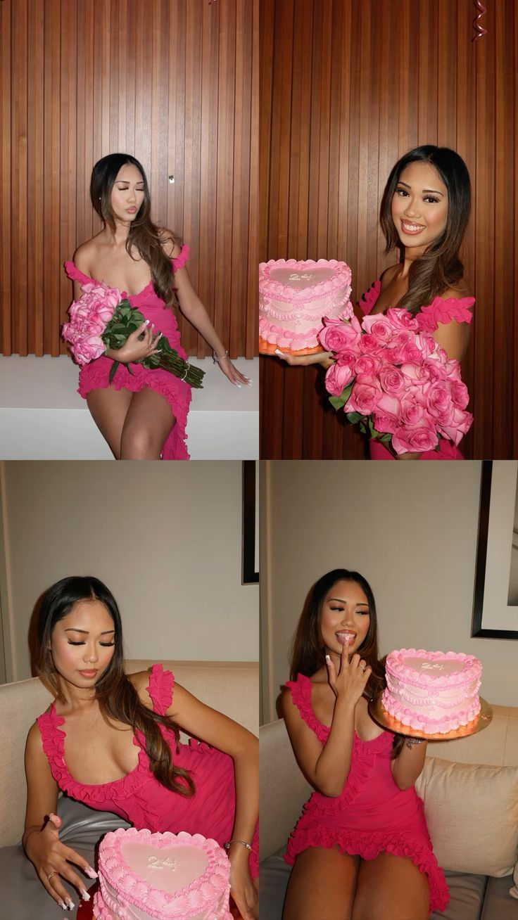 Elegant Hot Pink Ruffles Short Birthday Outfits Formal Graduation Homecoming Dress