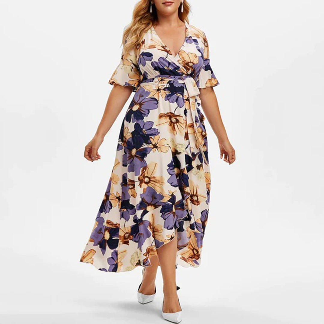 Imogen Floral Maxi Dress for Women Elegant Evening Look