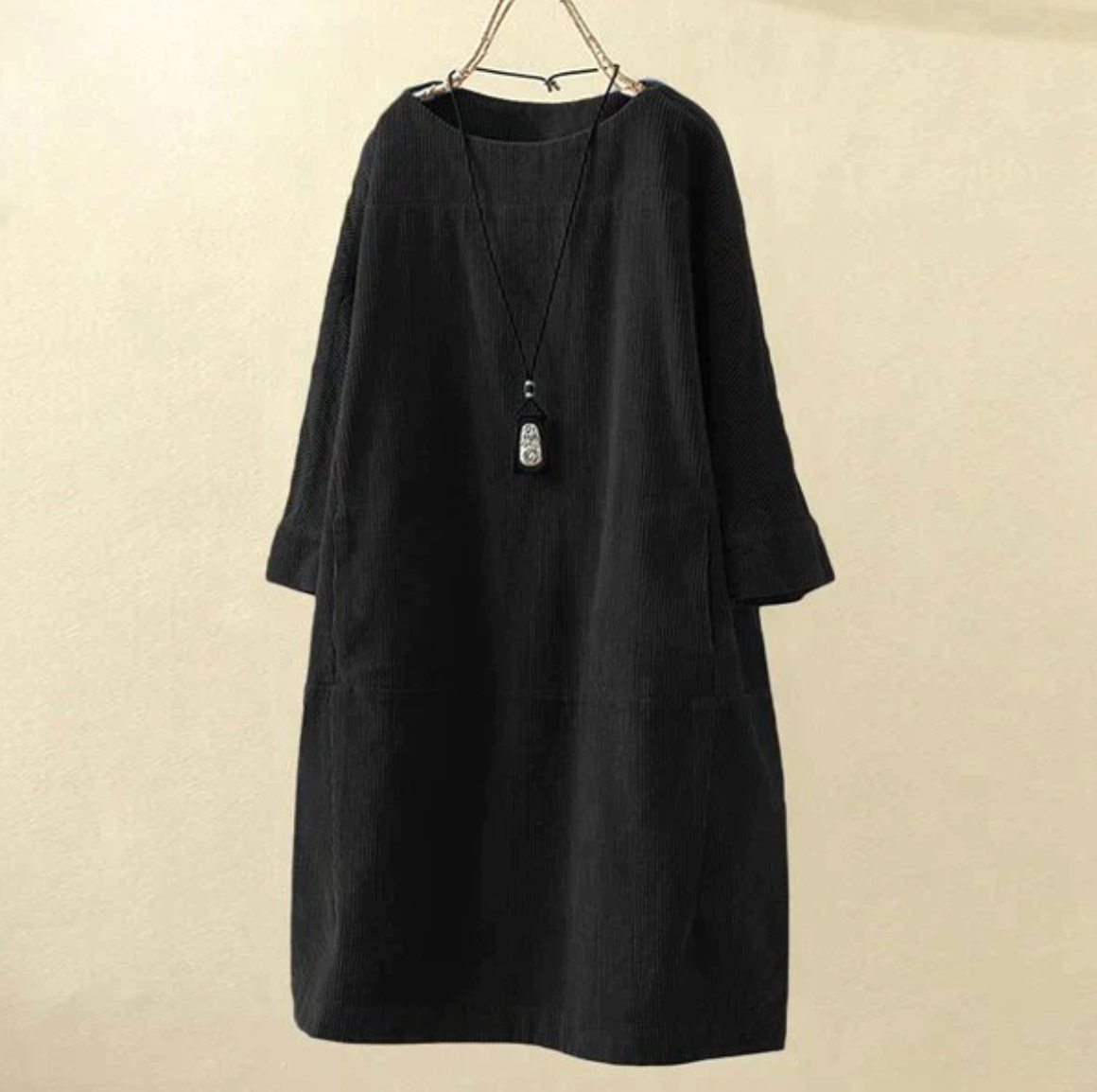 Hilda Chic Super Stylish and High Quality Corduroy Dress Silhouette Collection