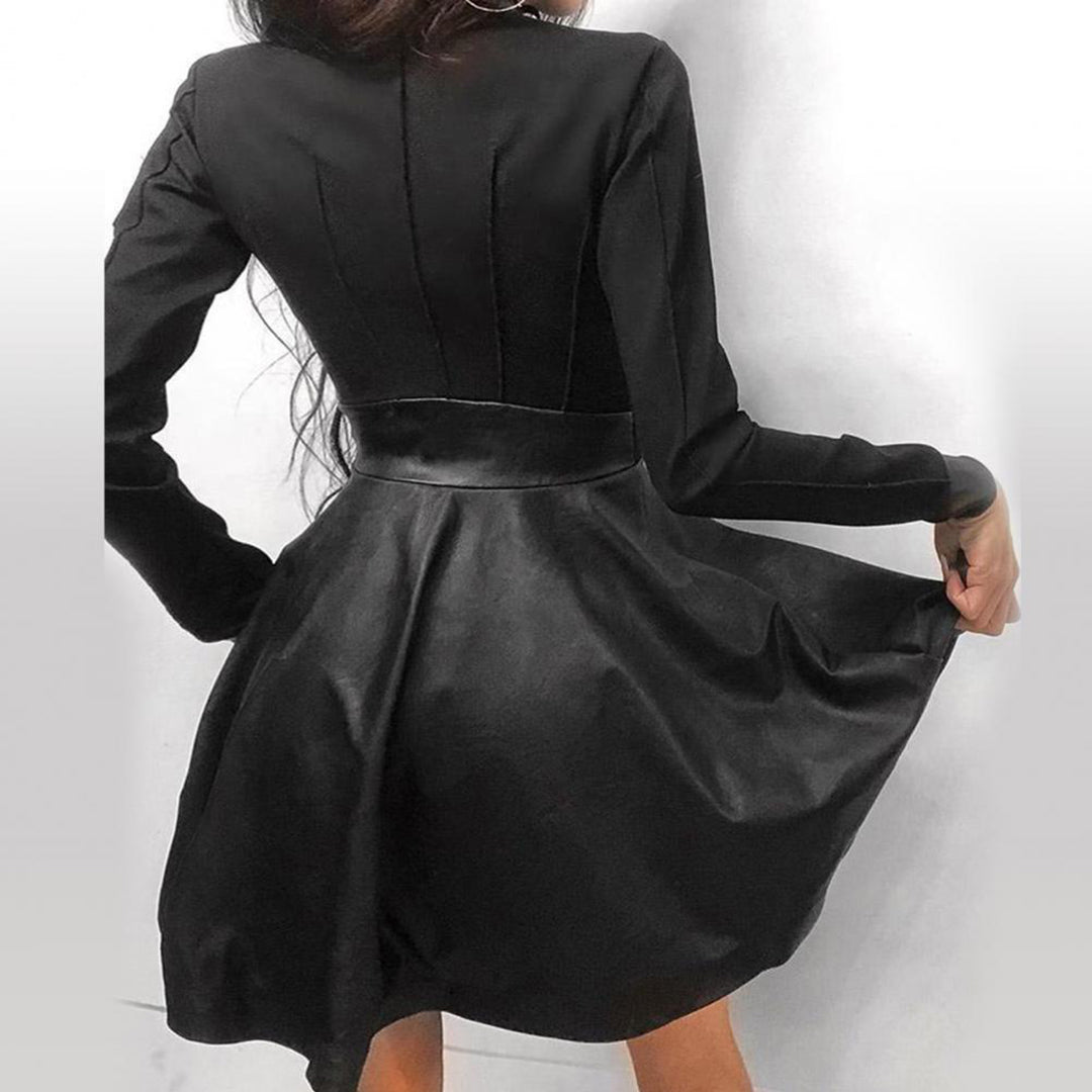 Nolwenn Fashionable Dress with Zipper for Women Bold Statement Look