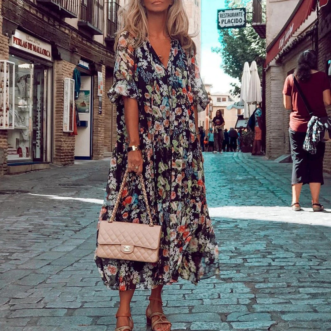 Nona Floral Summer Dress for Women Romantic Soft Style