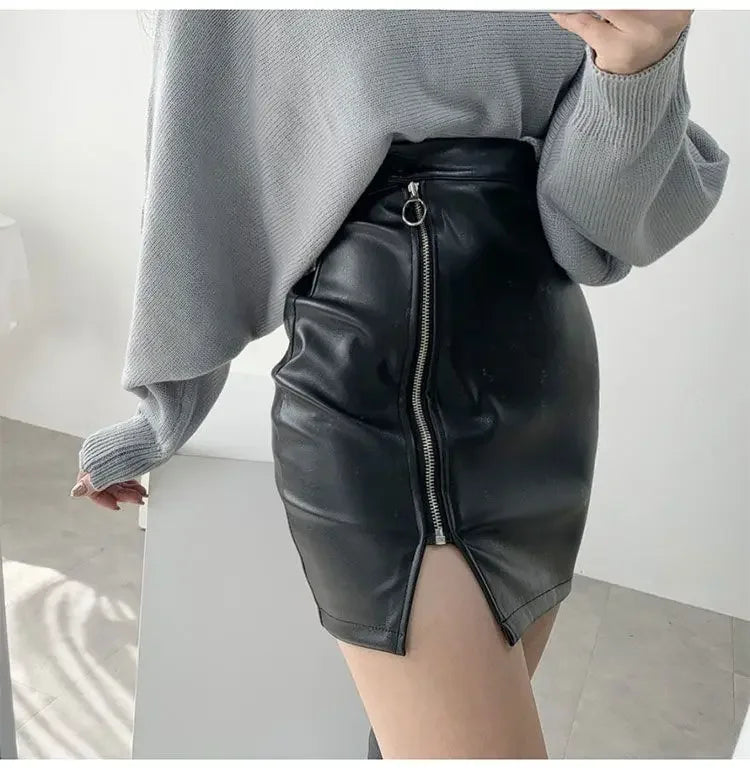 DressBetty - Black Mini Package Hip Pencil Skirt