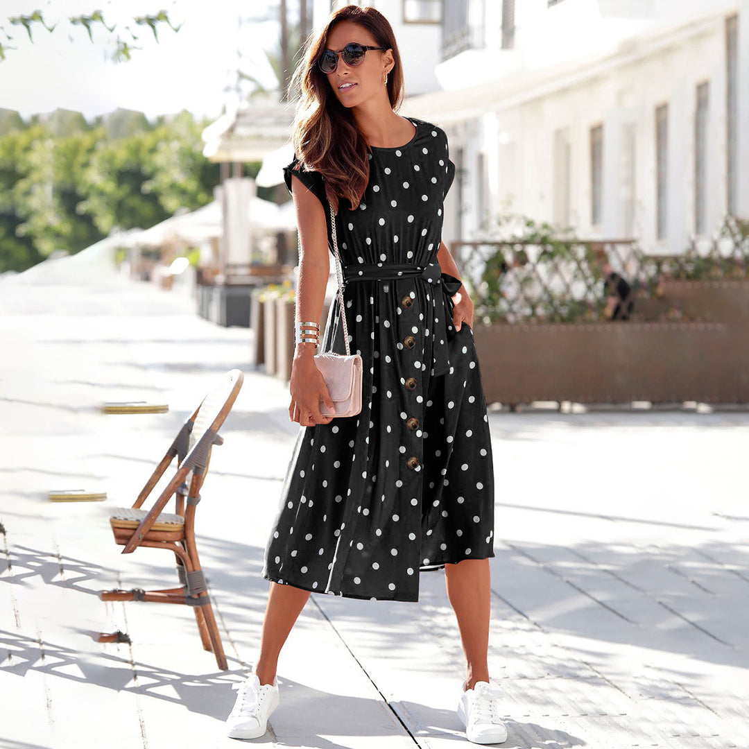 Iara Casual Midi Dress for Women Trendy Fashion Pick