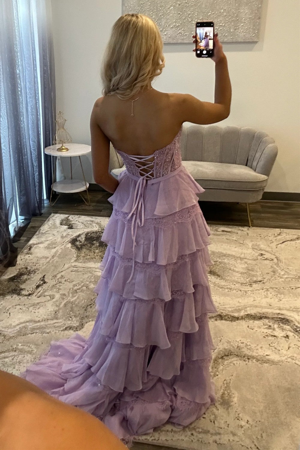 Cute A Line Sweetheart Pink Corset Prom Dress with Appliques Criss Cross Back