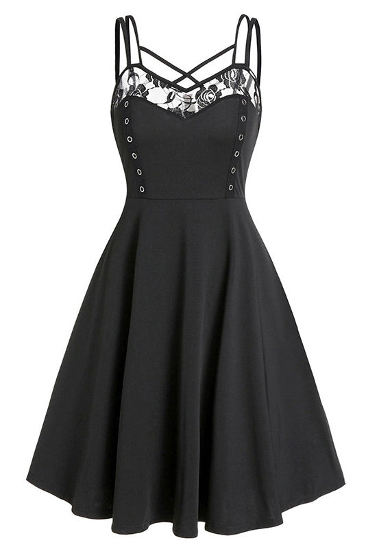 Burgundy A-Line Sleeveless Homecoming Dress - Fashionpara