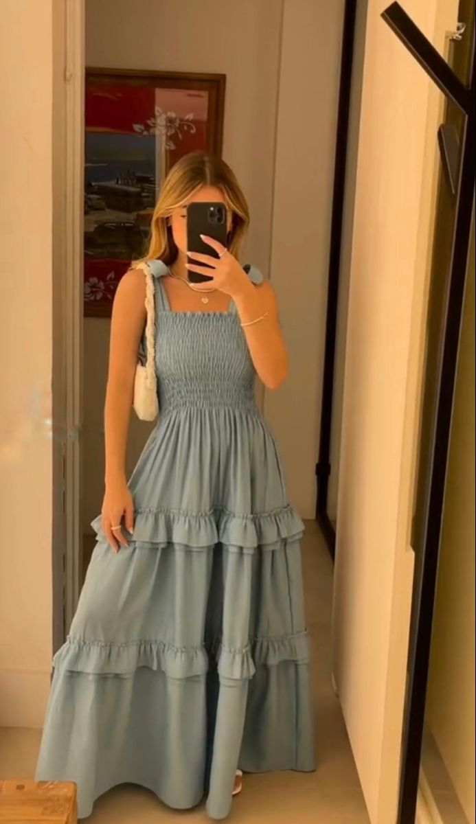 Summer Long Dress Women Sexy Strap Sleeveless Beach Dress, A-line Party Dress