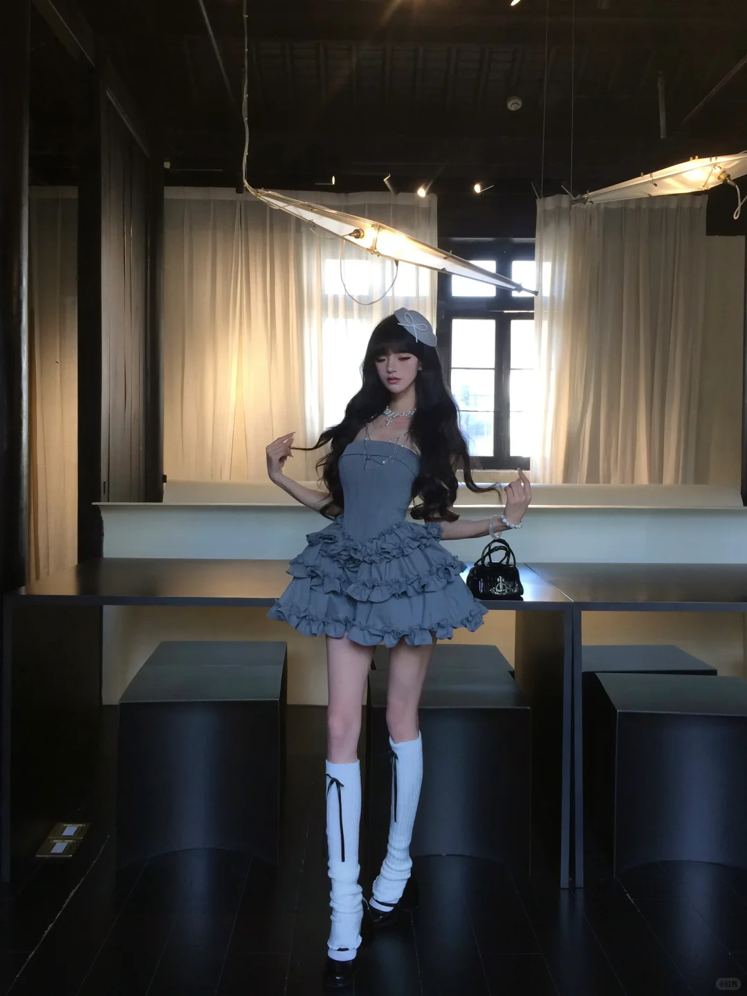 Gray 17th Ball Gown Strapless Satin Short Homecoming Dress Birthday Outfits - View 2 | FashionDia