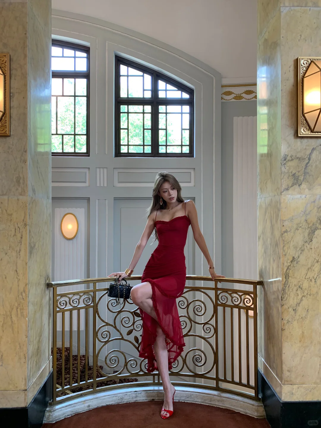 Burgundy Mermaid Spaghetti Straps Satin Long Prom Dresses Formal Dress - FashionDia