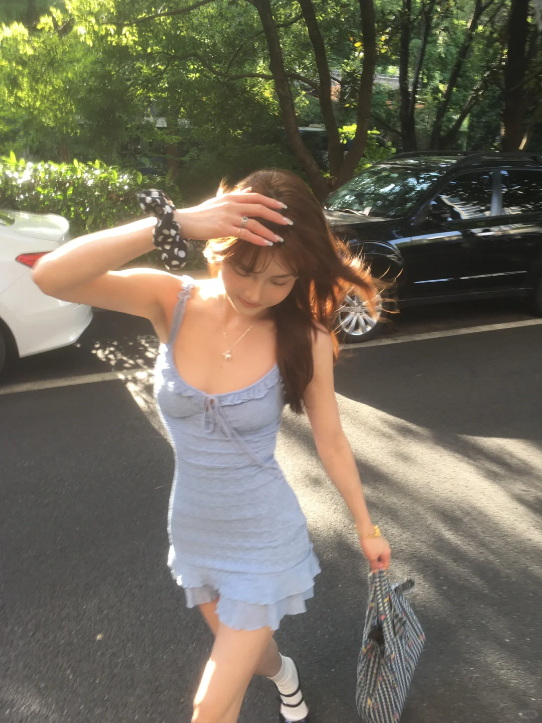 Chic A-Line Spaghetti Straps Satin Short Homecoming Dress 18th Birthday Outfits - View 7 | FashionDia