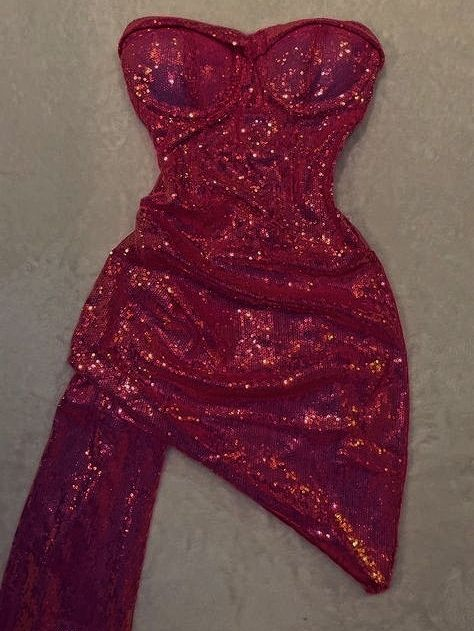 Sparkly Mermaid Sweetheart Sequin Short Homecoming Dress 22th Birthday Outfits - View 3 | FashionDia