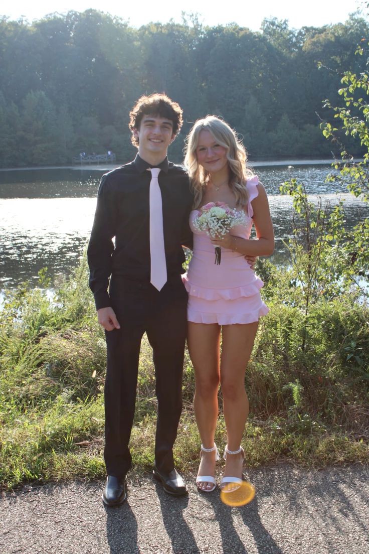 Pink Mermaid Spaghetti Straps Satin Chiffon Ruffles Short Homecoming Dress 19th Birthday Outfits - FashionDia