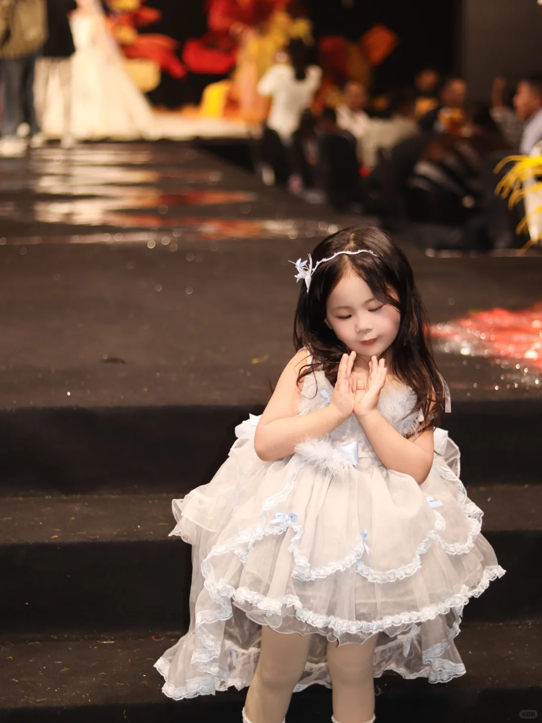 Cute Ball Gown Tulle Back With Bow Knot Flower Girl Dress - View 3 | FashionDia