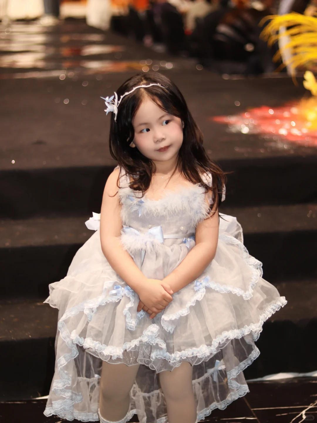 Cute Ball Gown Tulle Back With Bow Knot Flower Girl Dress - View 4 | FashionDia