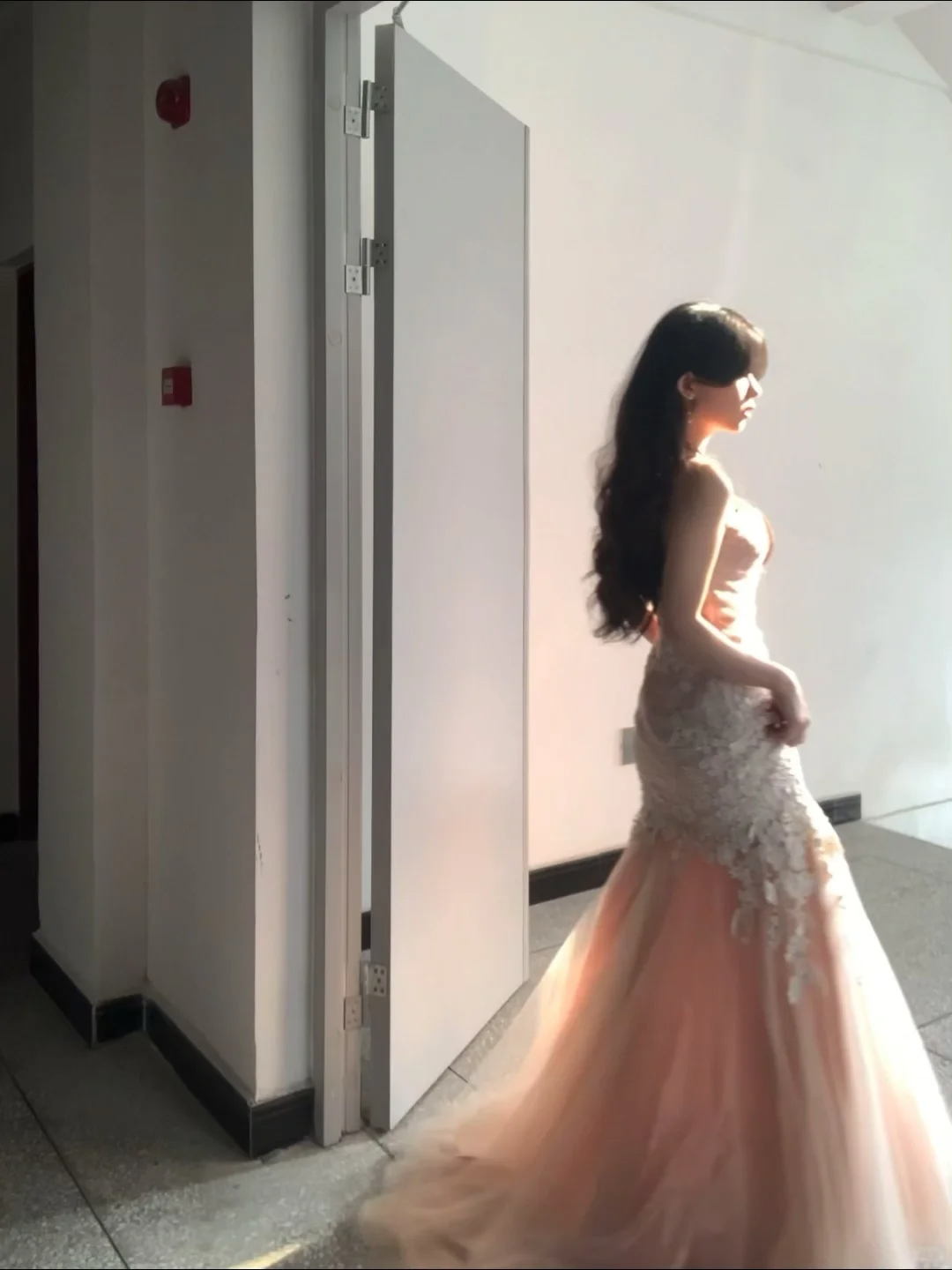 Elegant Mermaid Strapless Tulle Lace Without Sleeves Long Prom Dress, Evening Dress - View 7 | FashionDia