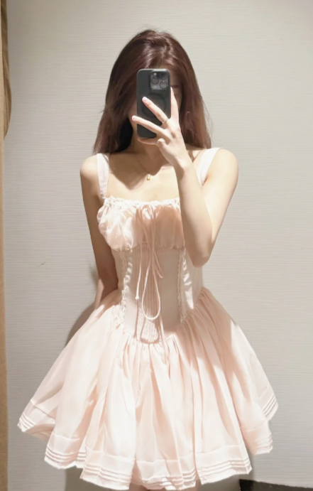 2026 New Elegant and Sweet Princess Dress, Summer Short Dress - FashionDia