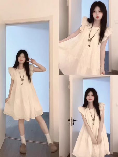 Elegant and Cute Princess Dress, Summer Short Dress - FashionDia