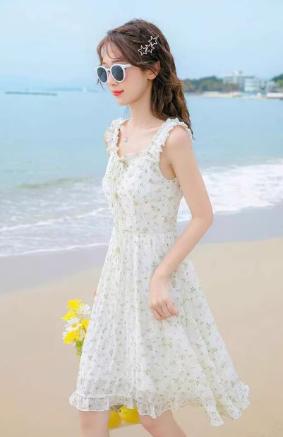 Elegant and Cute Princess Dress, Summer Short Dress - FashionDia