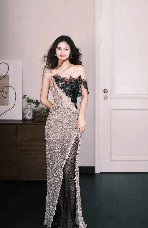 Gorgeous Mermaid Off-the-Shoulder Lace Long Prom Dress, Evening Dress - FashionDia