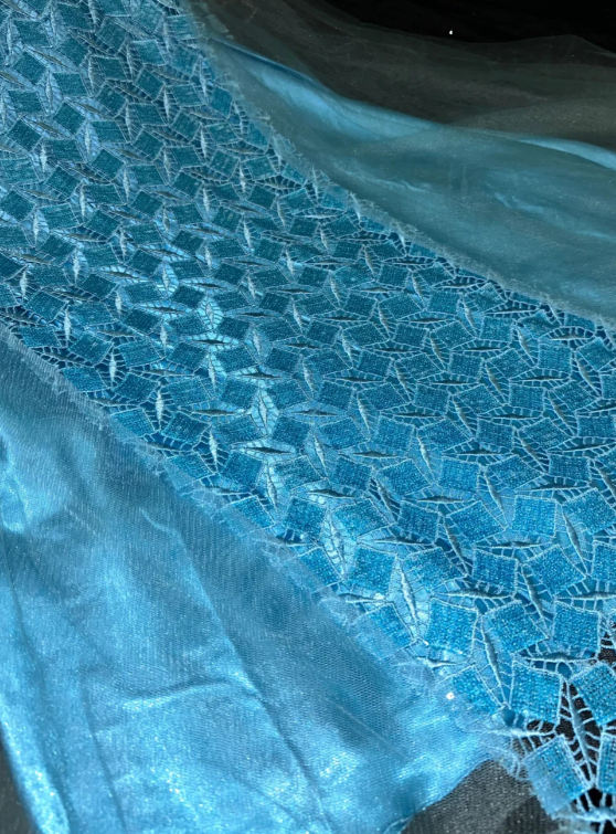 Gorgeous Mermaid Sweetheart Satin Beads Lace Long Prom Dress, Evening Dress - View 3 | FashionDia