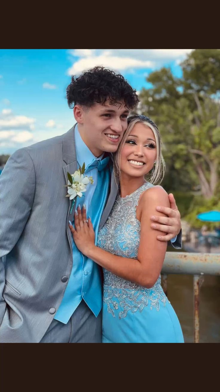 Charming Blue Mermaid Prom Dress,Blue Evening Dress - FashionDia