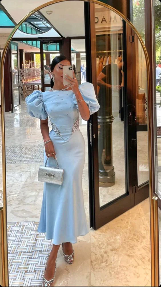 Blue Gown Prom Dresses Evening Gown - FashionDia