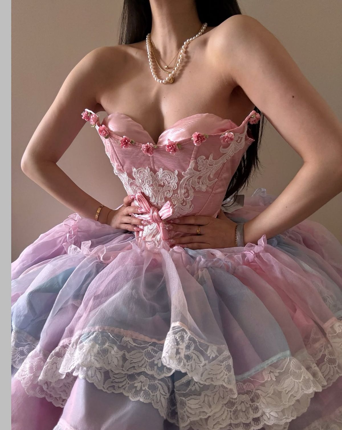 Pretty Pink Sweetheart Neck Tulle Lace Appliques Short Birthday Outfits Formal 8th Grade Homecoming Dress - FashionDia