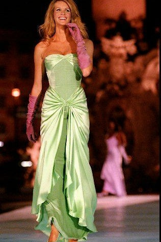 Charming Mermaid Sweetheart Green Long Prom Dress with Ruched