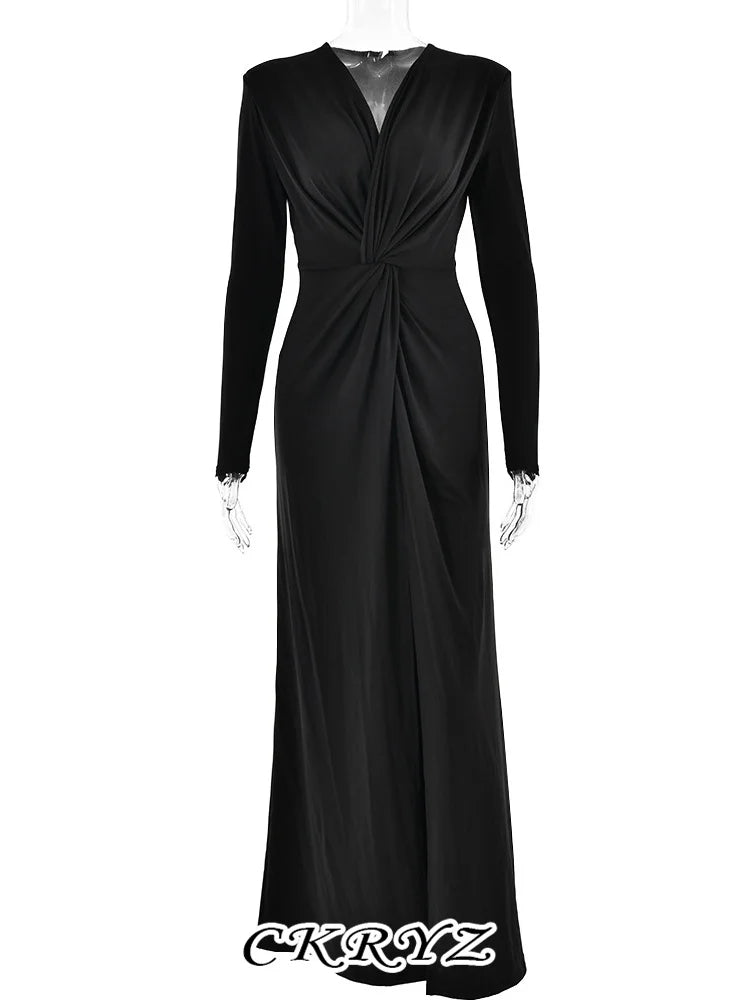 Y2K Fall Fashion Evening Party Bodycon Dress