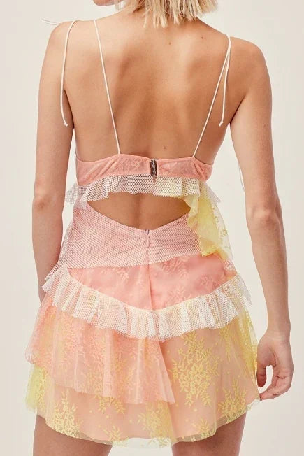 Cute A Line Sweetheart Light Orange Tulle Short Homecoming Dress with Ruffles