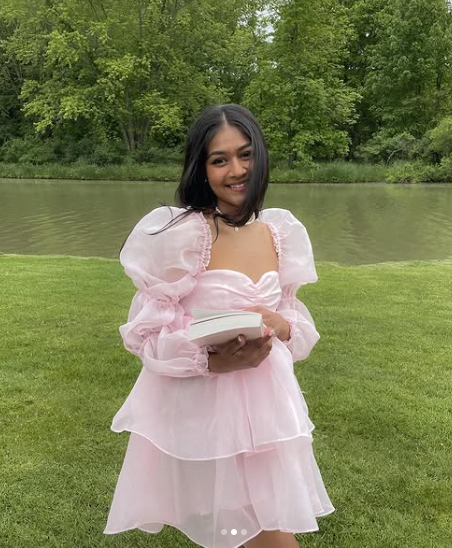 Retro Style Pink A-Line Puffy Homecoming Dress,Pink Birthday Party Dress - View 4 | FashionDia