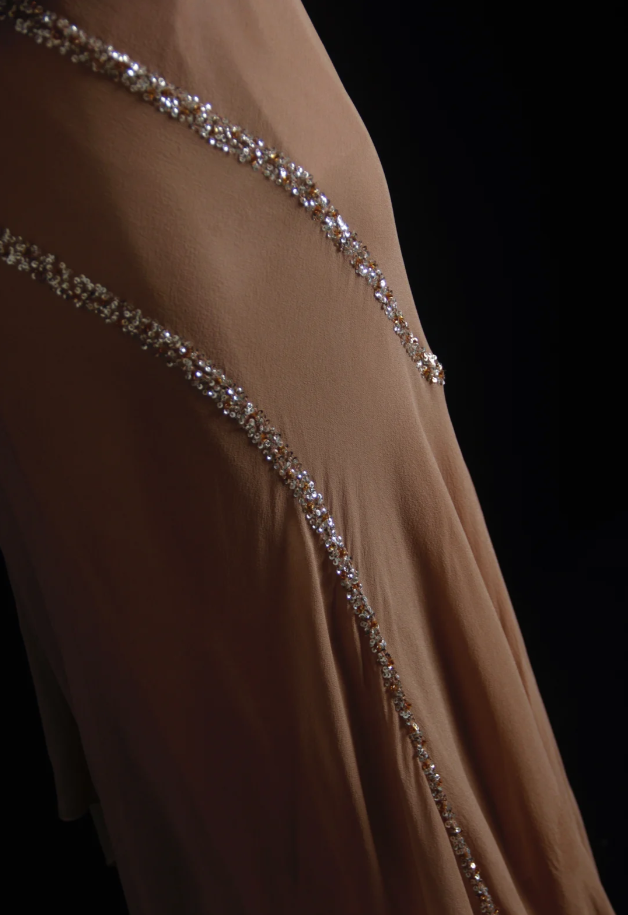 Classy Halter Chiffon Sequin Beaded Mermaid Long Wedding Guest Dress Formal Party Dress