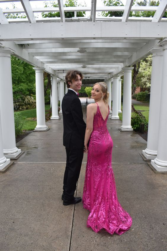 Beautiful Lace Mermaid Prom Dress Formal Party Dress Prom Dress - View 2 | FashionDia