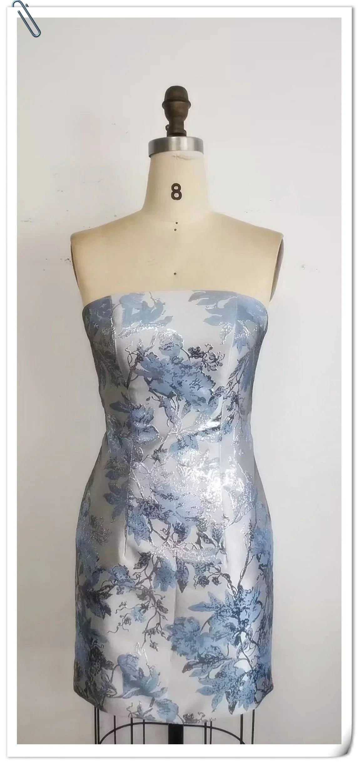 Floral Print Tight Homecoming Dress Cocktail Dress Y3081 by simplepromdress