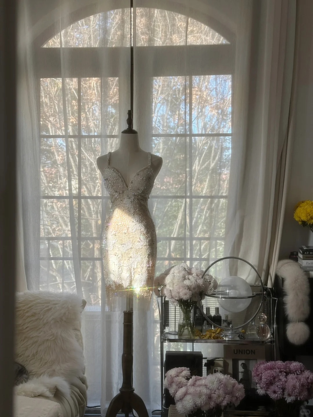Glitter V Neck Backless Sequin Sheath Short Birthday Outfits Formal Homecoming Dress
