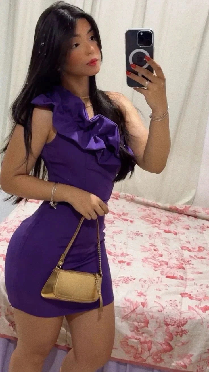 Sexy Purple Tight Homecoming Dress Purple Party Gown (ZD11364)
