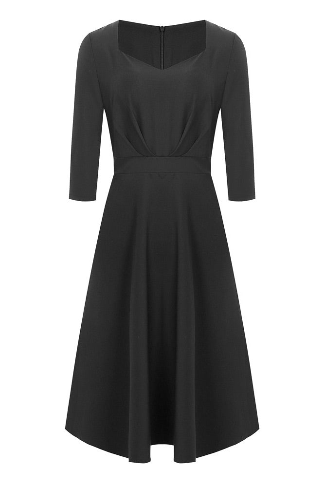 Elegant Burgundy A-Line Cocktail Party Dresses - Fashionpara